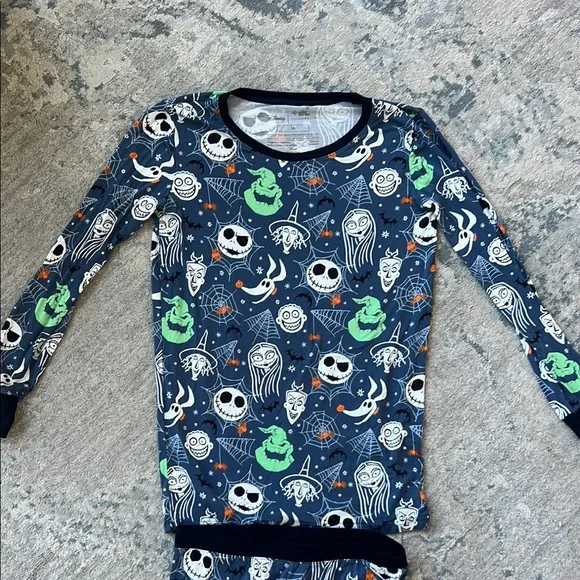 Little sleepies nightmare before Christmas pajama set kids size 16 - Picture 1 of 4